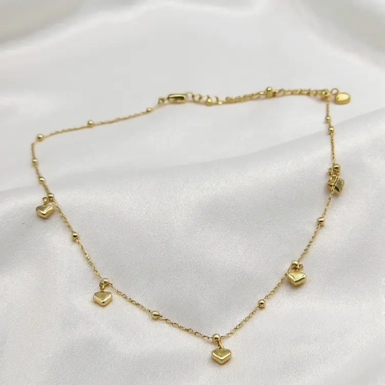 Collana Cuori Sospesi (Gold)