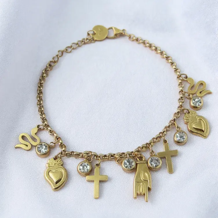 Bracciale Fede E Amore (Gold)