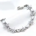 Bracciale Fiori Di Cristallo