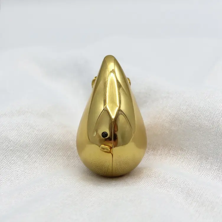 [COO5] Orecchini Goccia Big (Gold)