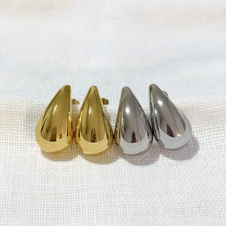 [COO6] Orecchini Goccia Medium (Gold)