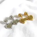 Orecchini Cuore Lucente