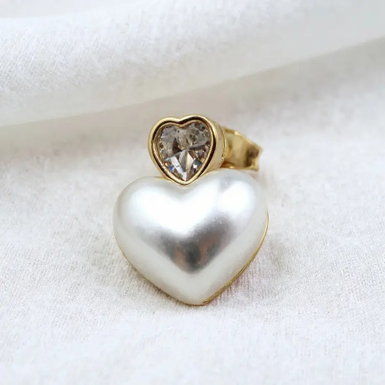 Orecchini Cuore Di Perla