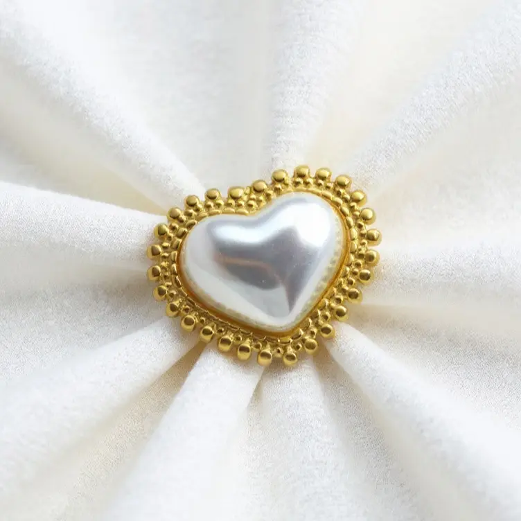 [CAO13] Anello Cuore Di Perla