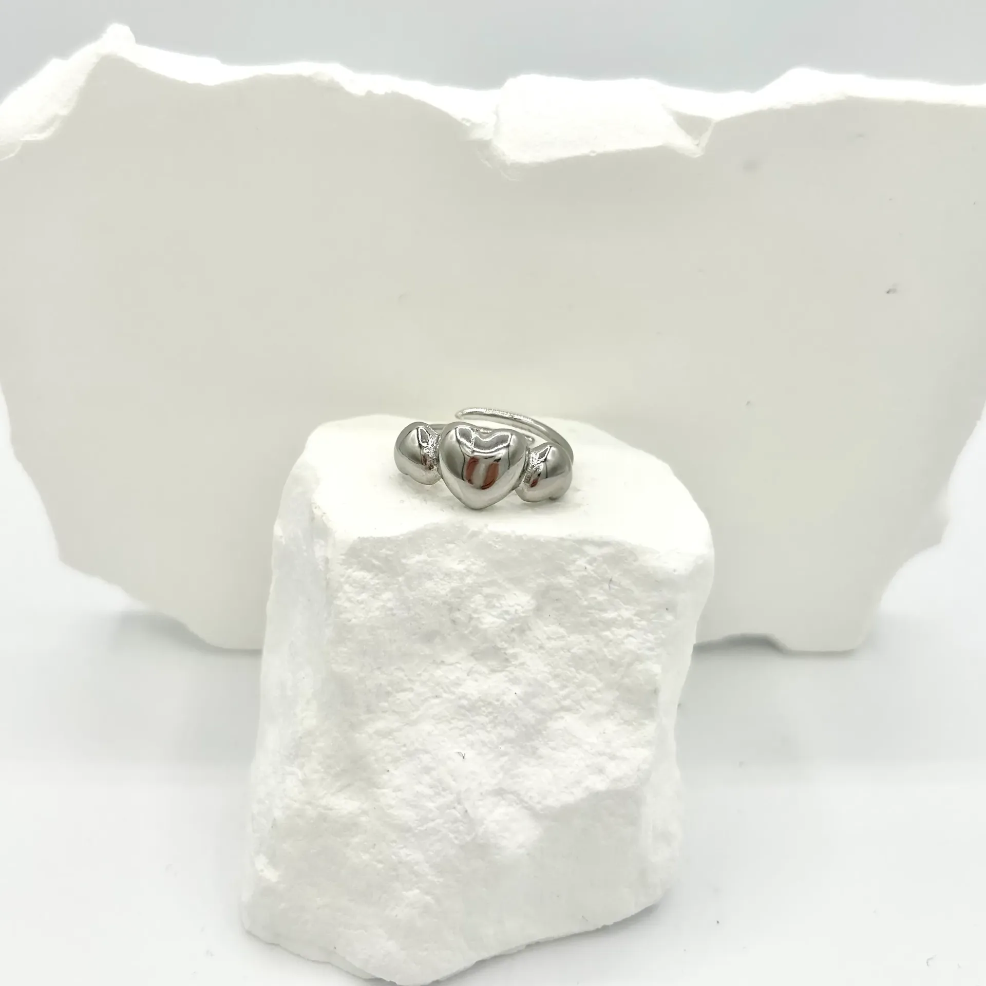 Anello Tris Di Cuori