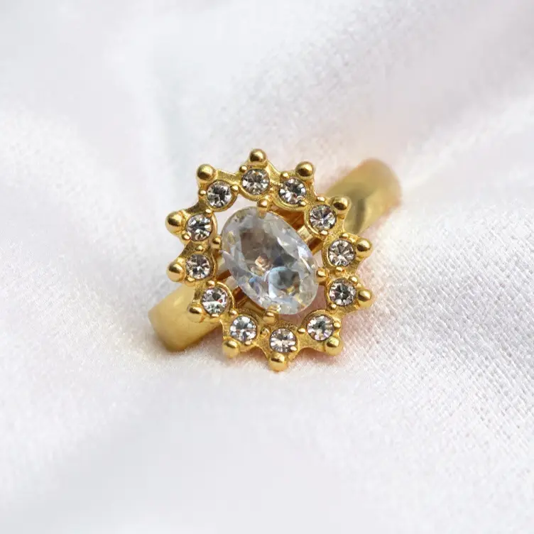 Anello Royal (Gold, Bianco)
