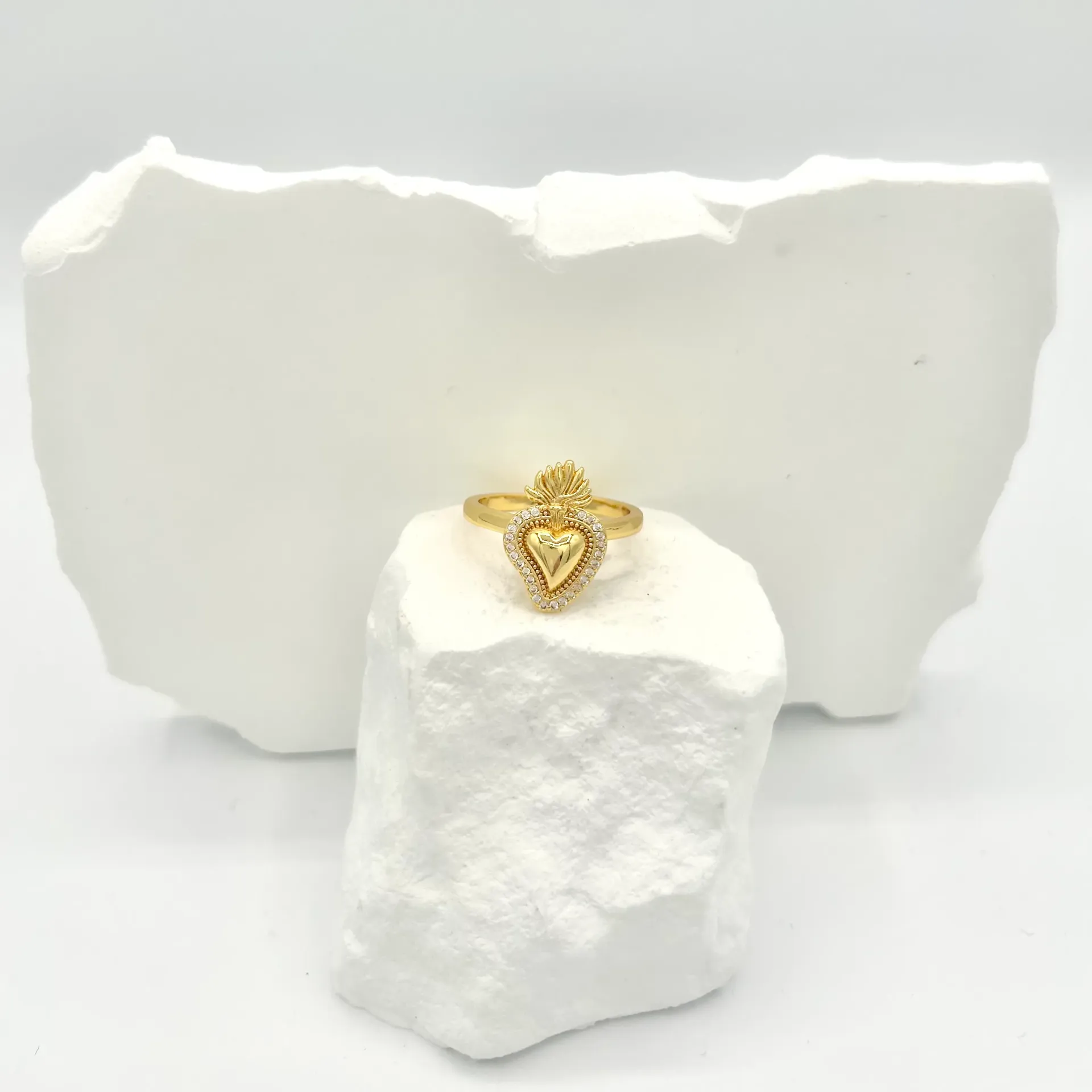 Anello Cuore Sacro Basic (Gold)