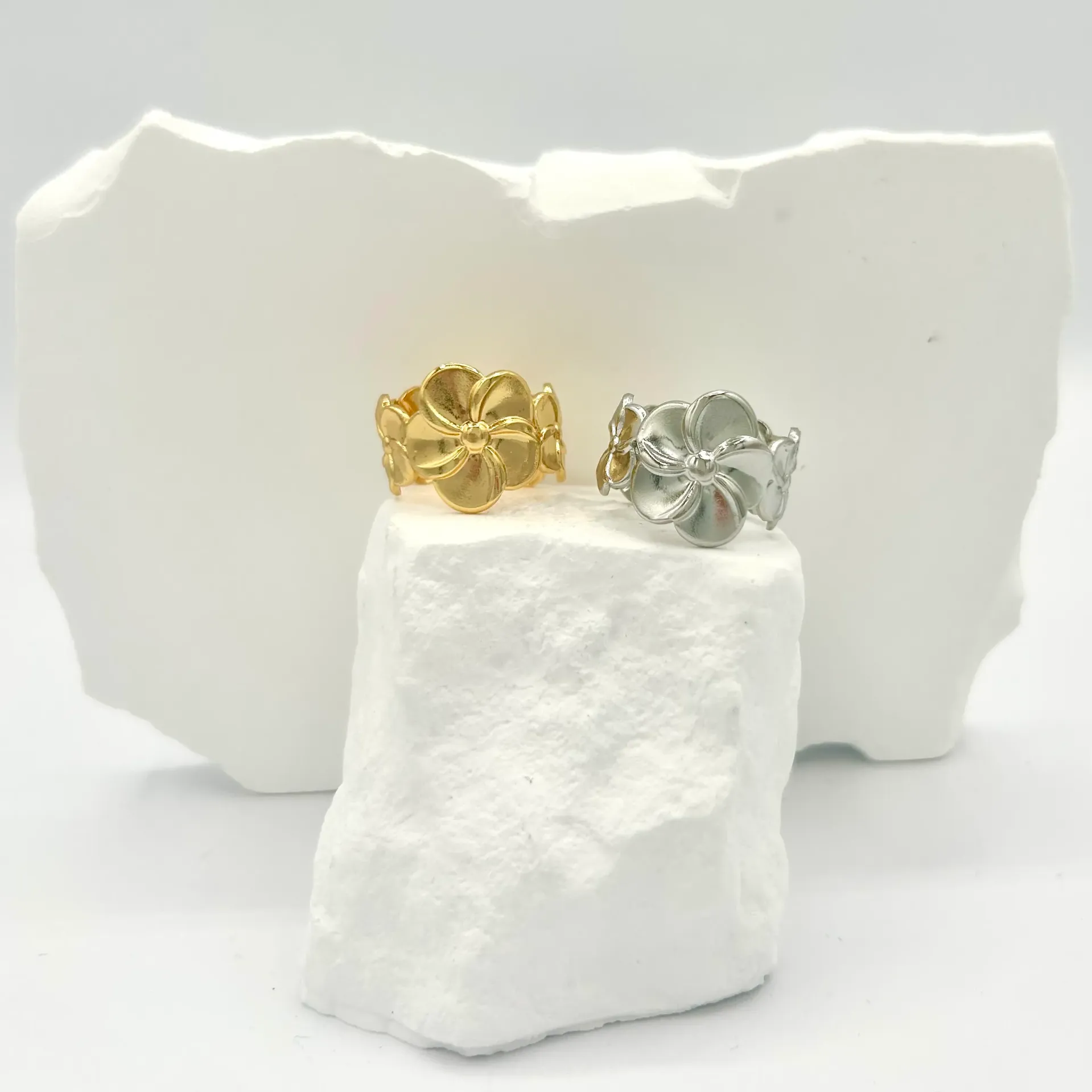 Anello Fede Flower (Gold)