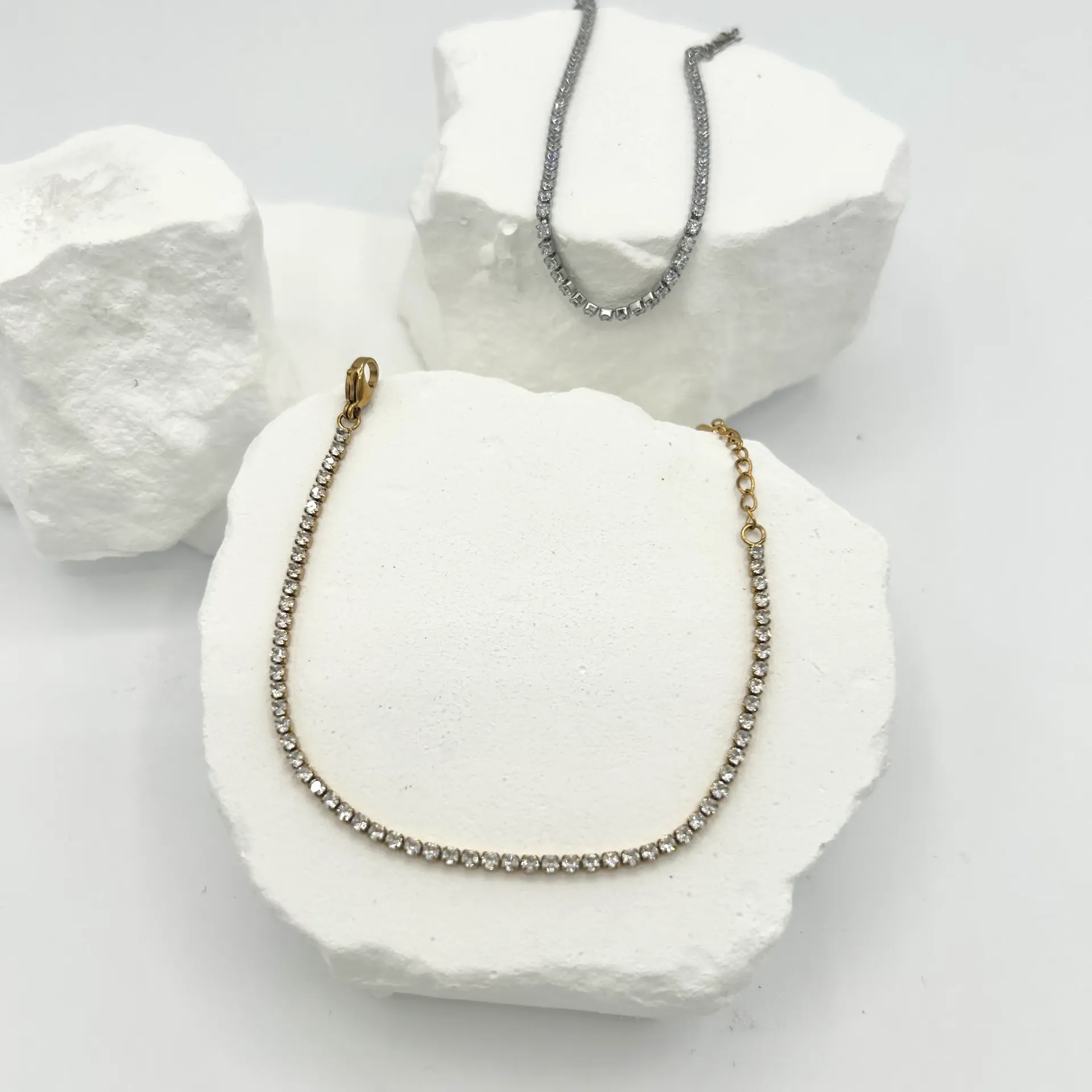 Bracciale Tennis Simple (Gold)